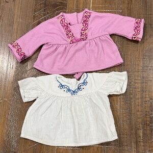 American Girl Julie Albright doll  pajama top and peasant blouse
